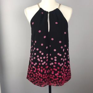 Black Marciano Jewel Neck blouse Sz Small